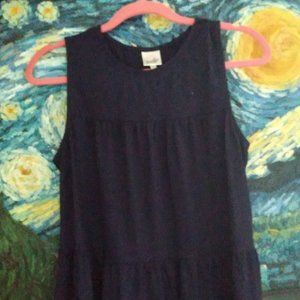 Navy belle du jour top